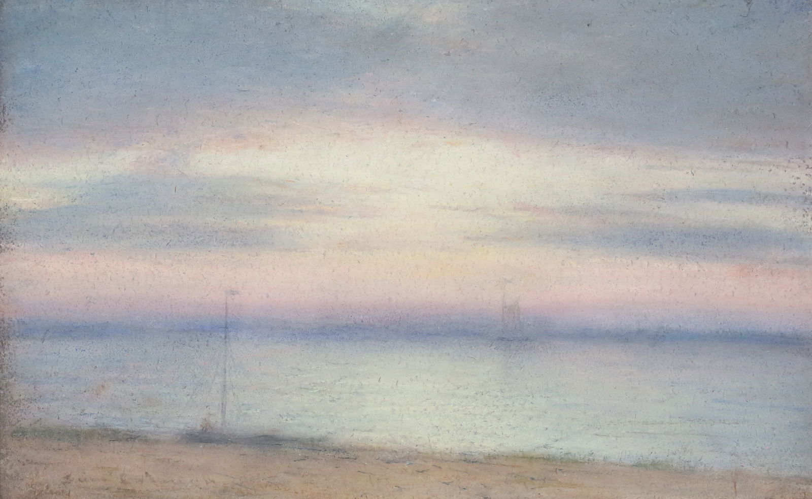 Samuel Colman Pastel Coastal Landscape (1 of 5)