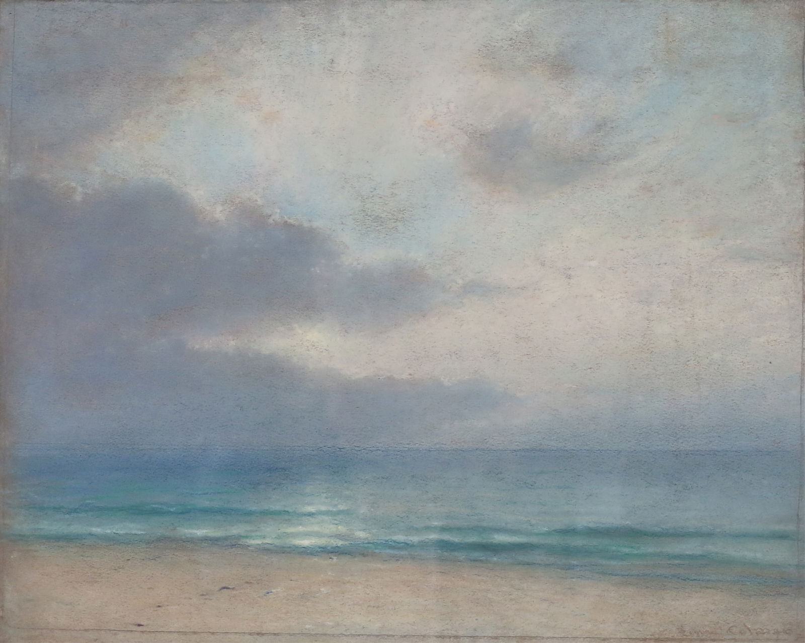 Samuel Colman Pastel Coastal Landscape (1 of 5)