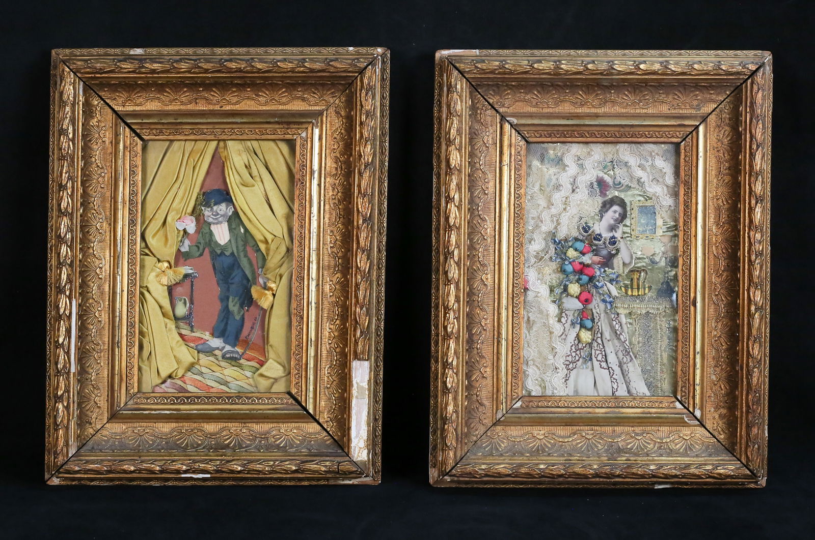 E. Mangas 2 Fabric & Cut Paper Collages (1 of 13)