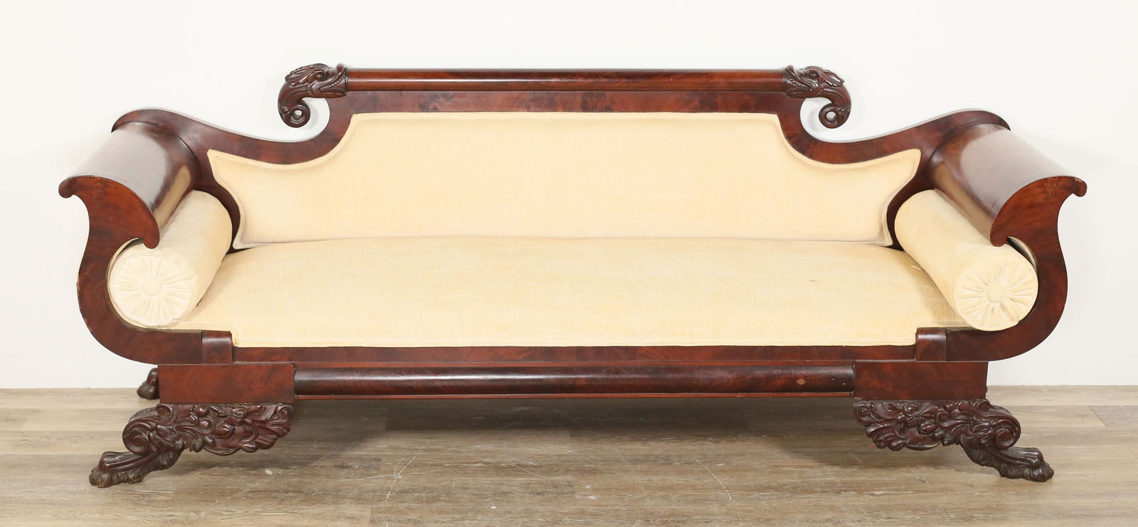 Carved Empire Style Classical Sofa (1 of 20)