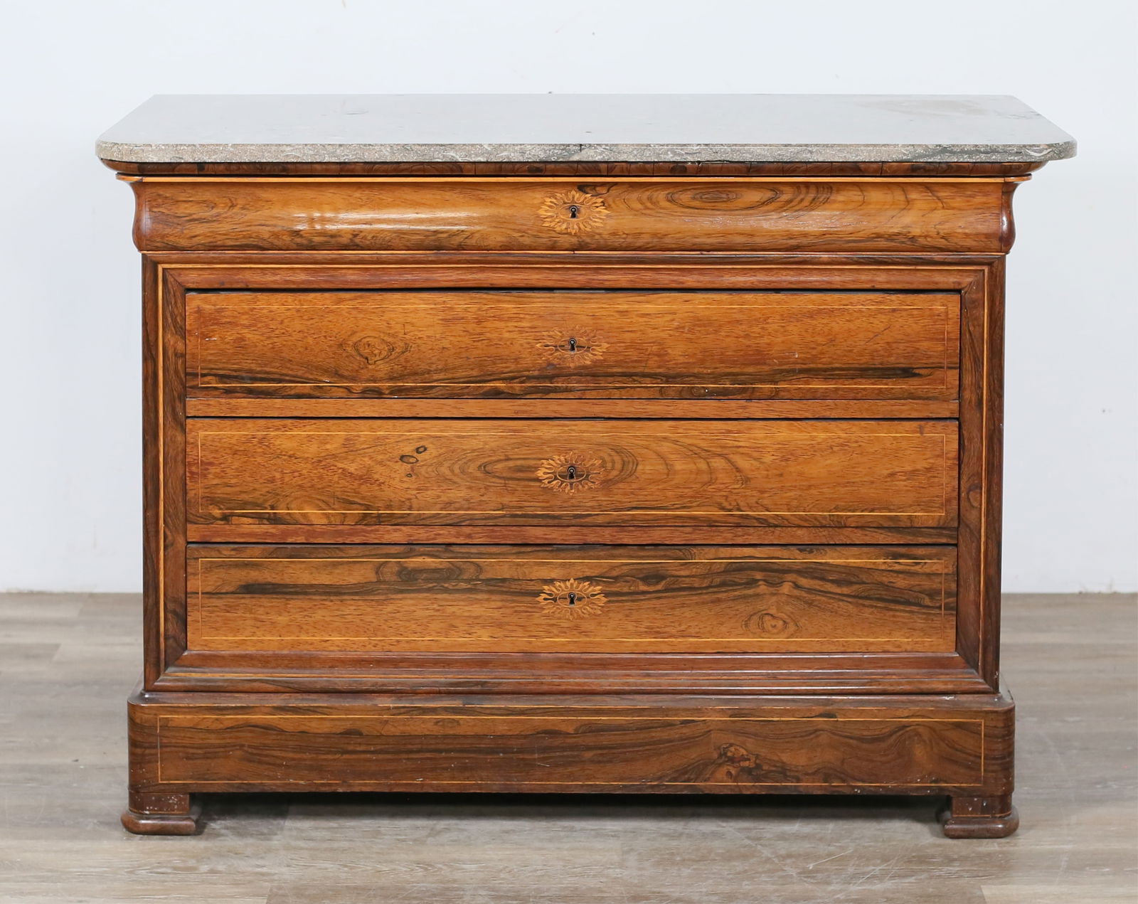 Marble Top Four Drawer French Commode (1 of 20)