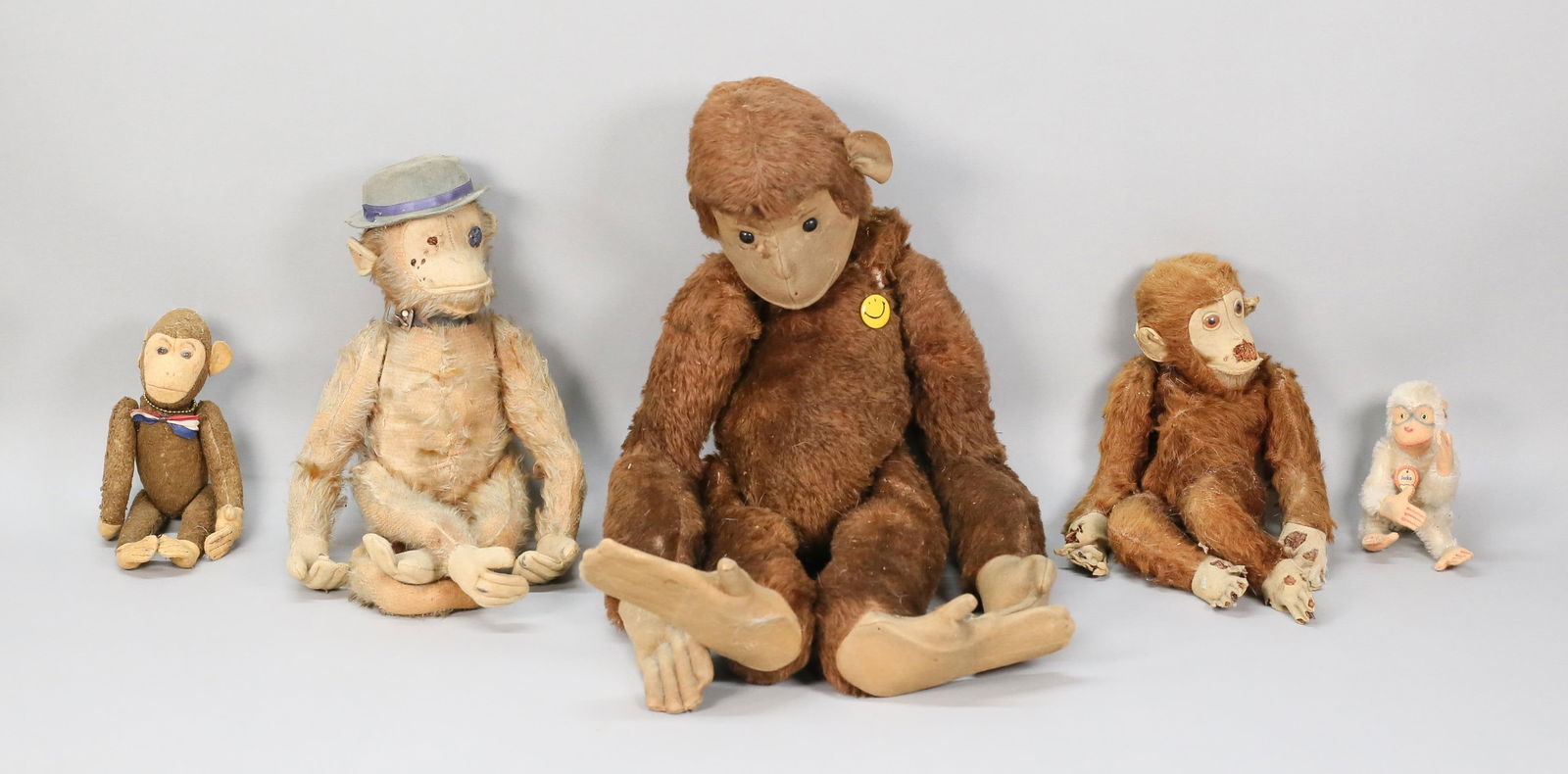 5 Early Vintage Stuffed Monkeys Steiff Toys (1 of 20)