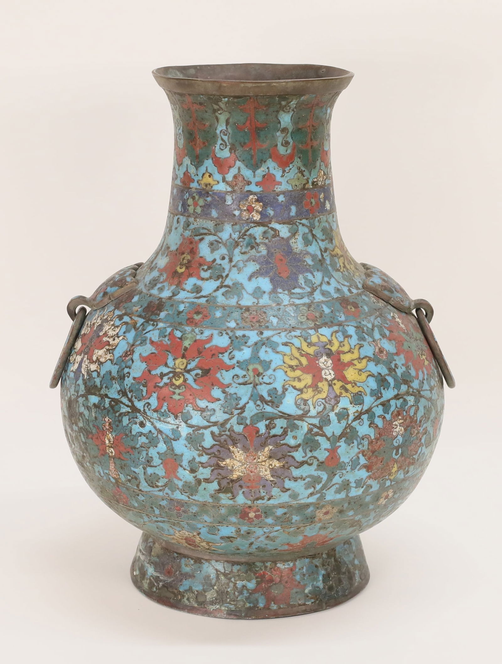 Chinese Cloisonne Hu Lotus Jar (1 of 15)