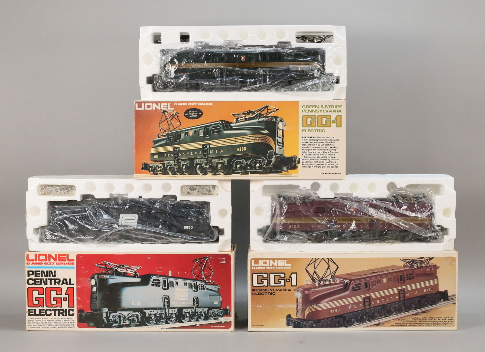 3 Lionel Pennsylvania GG-1 Locomotives O Gauge (1 of 20)