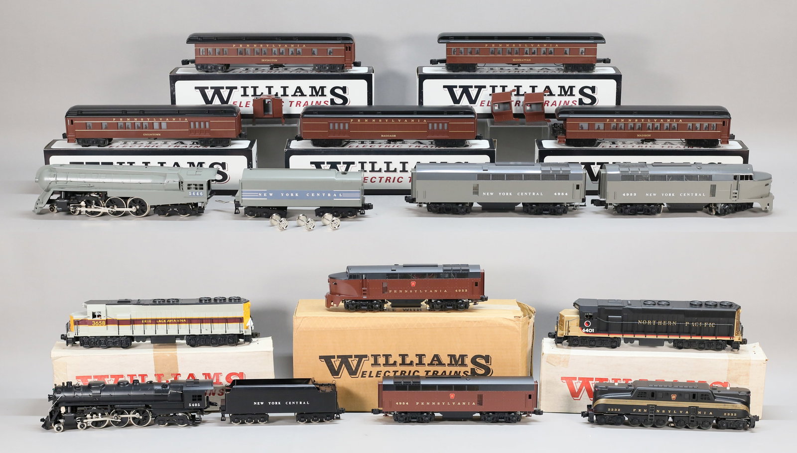 16 Williams Electric Trains Locomotives & Cars (1 of 20)