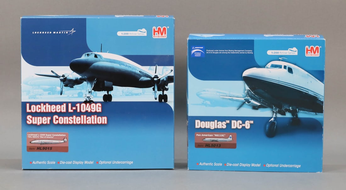 Lot of 2 HM 1/200 - Lockheed/Douglas Model Planes (1 of 12)