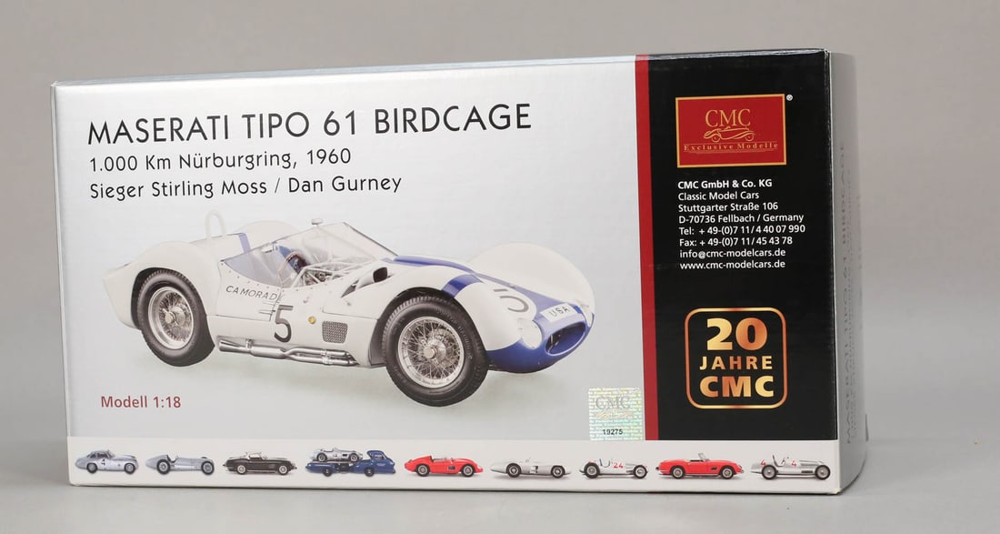 CMC Maserati Tipo 61 Birdcage - 1960 1:18 Scale (1 of 8)