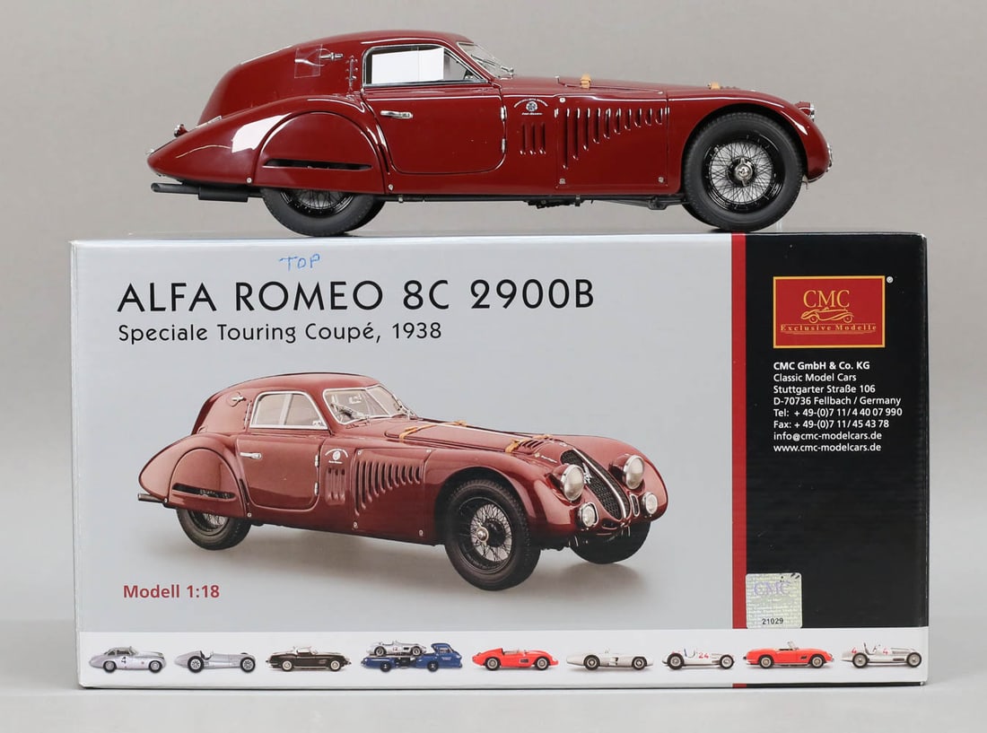 CMC Alfa Romeo 8C 2900B 1938 Coupe - 1/18 Scale (1 of 6)