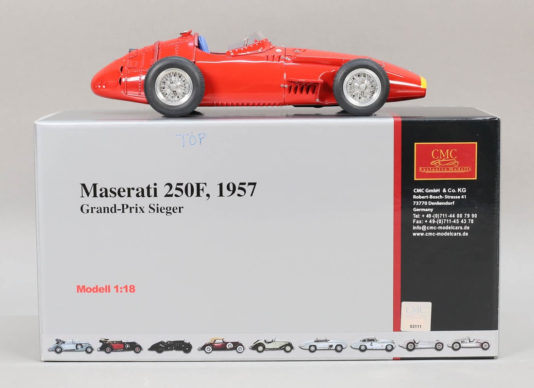 CMC 1957 Maserati 250F 1/18 - Grand Prix Sieger (1 of 6)