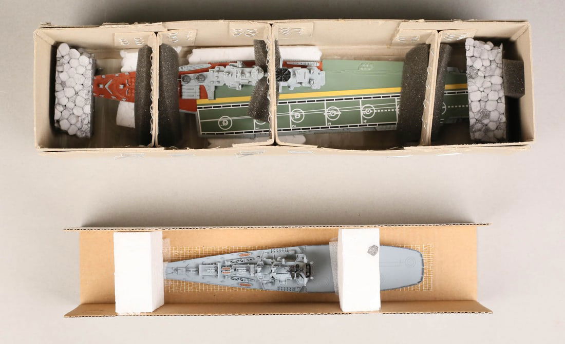 2 1/1250 Scale Model Ships Argos & Spider Navy (1 of 5)