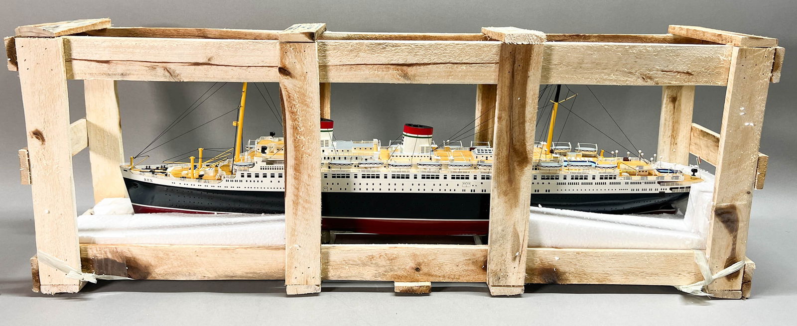 SS Rex Wooden Model Ship - 33.85" L - Pre-Built (1 of 16)