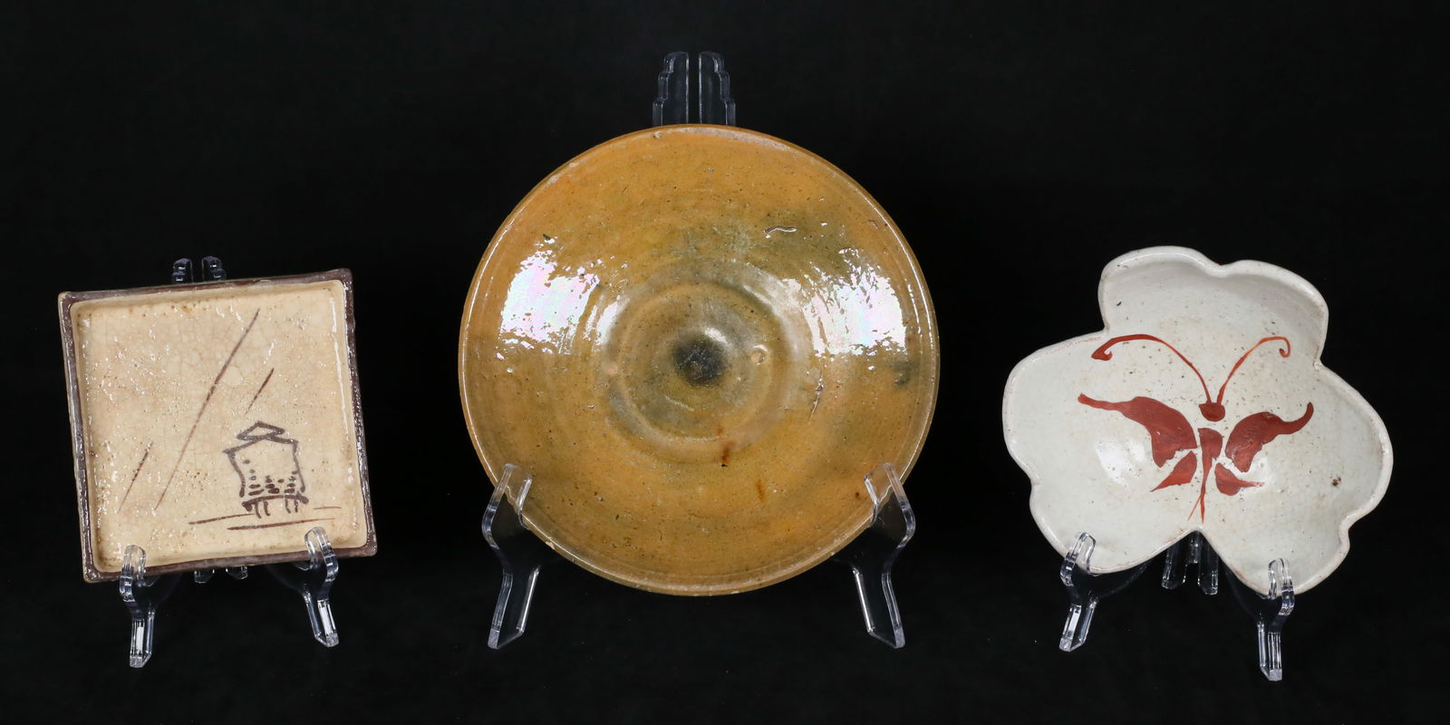 3 Pieces Japanese Pottery (1 of 18)