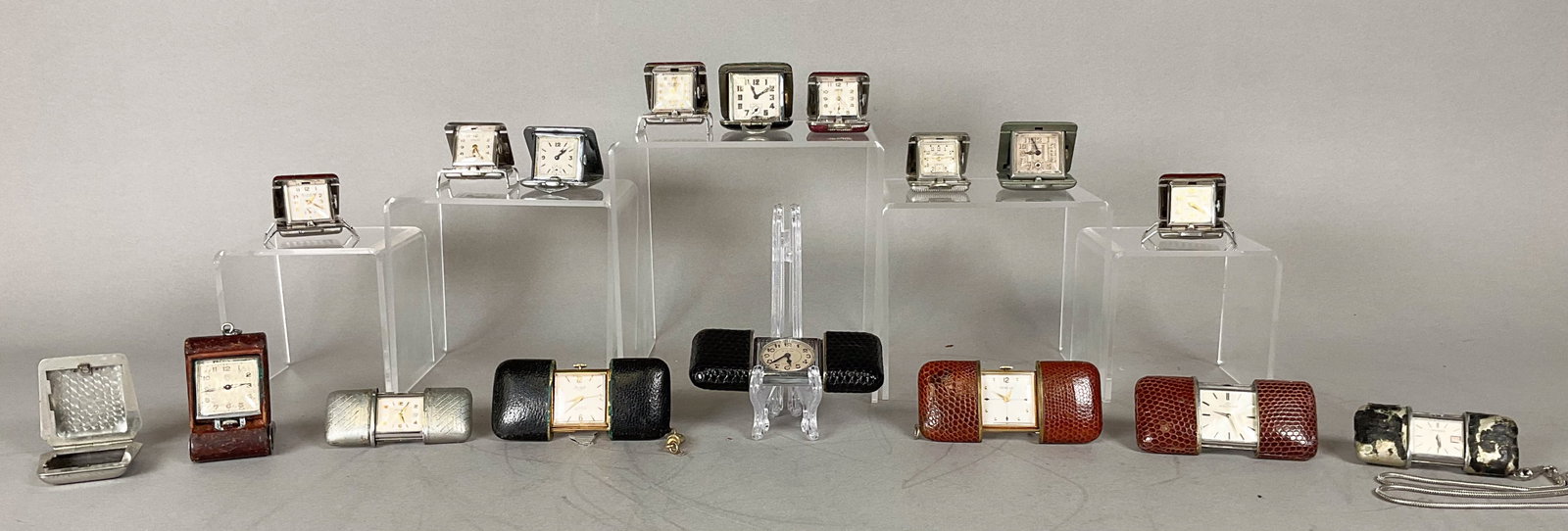 16 Purse Watches & Travel Clocks Movado, Elgin (1 of 9)