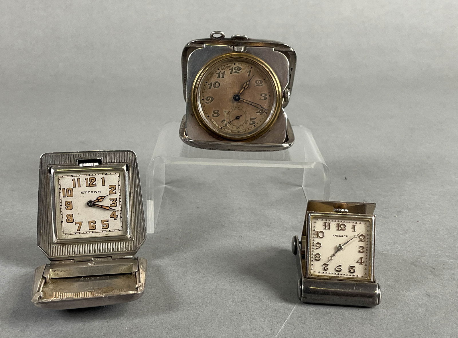 3 Sterling Purse Watches (1 of 8)
