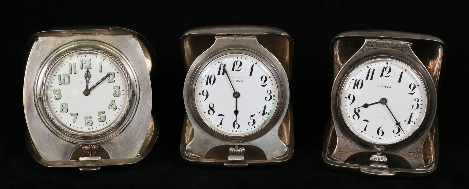 3 Sterling Travel Clocks Tiffany & Co. (1 of 12)