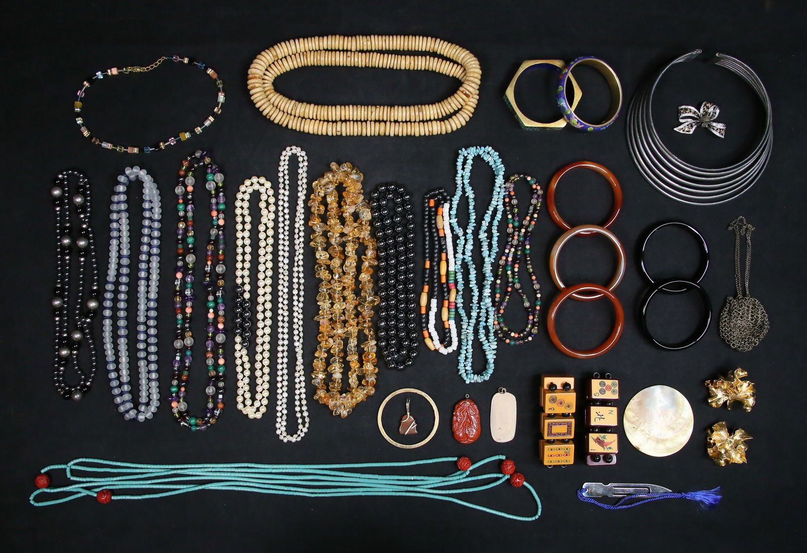 Lot of Beaded & Chinese Jewelry (1 of 20)