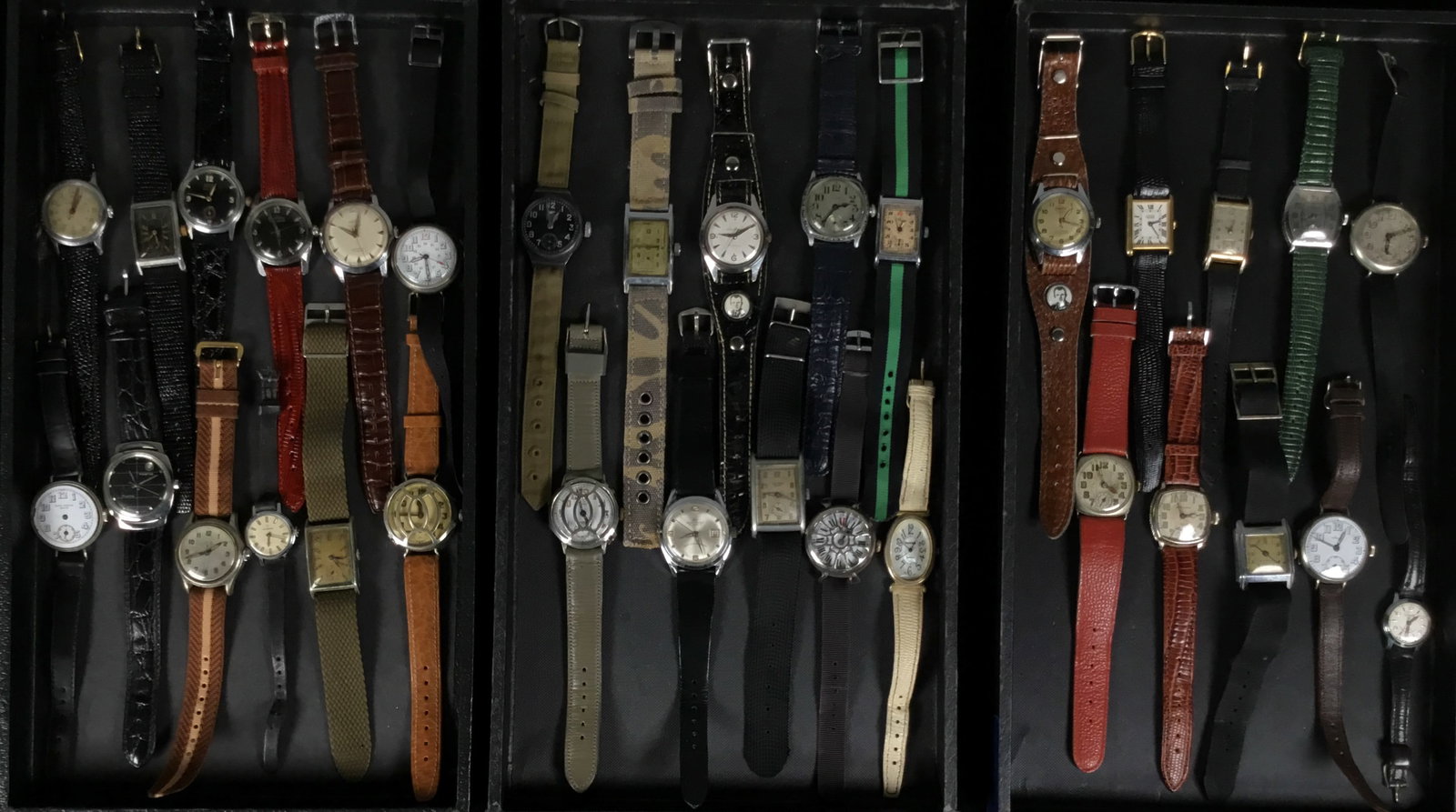32 Vintage Watches Bulova, Wittnauer, Elgin (1 of 11)