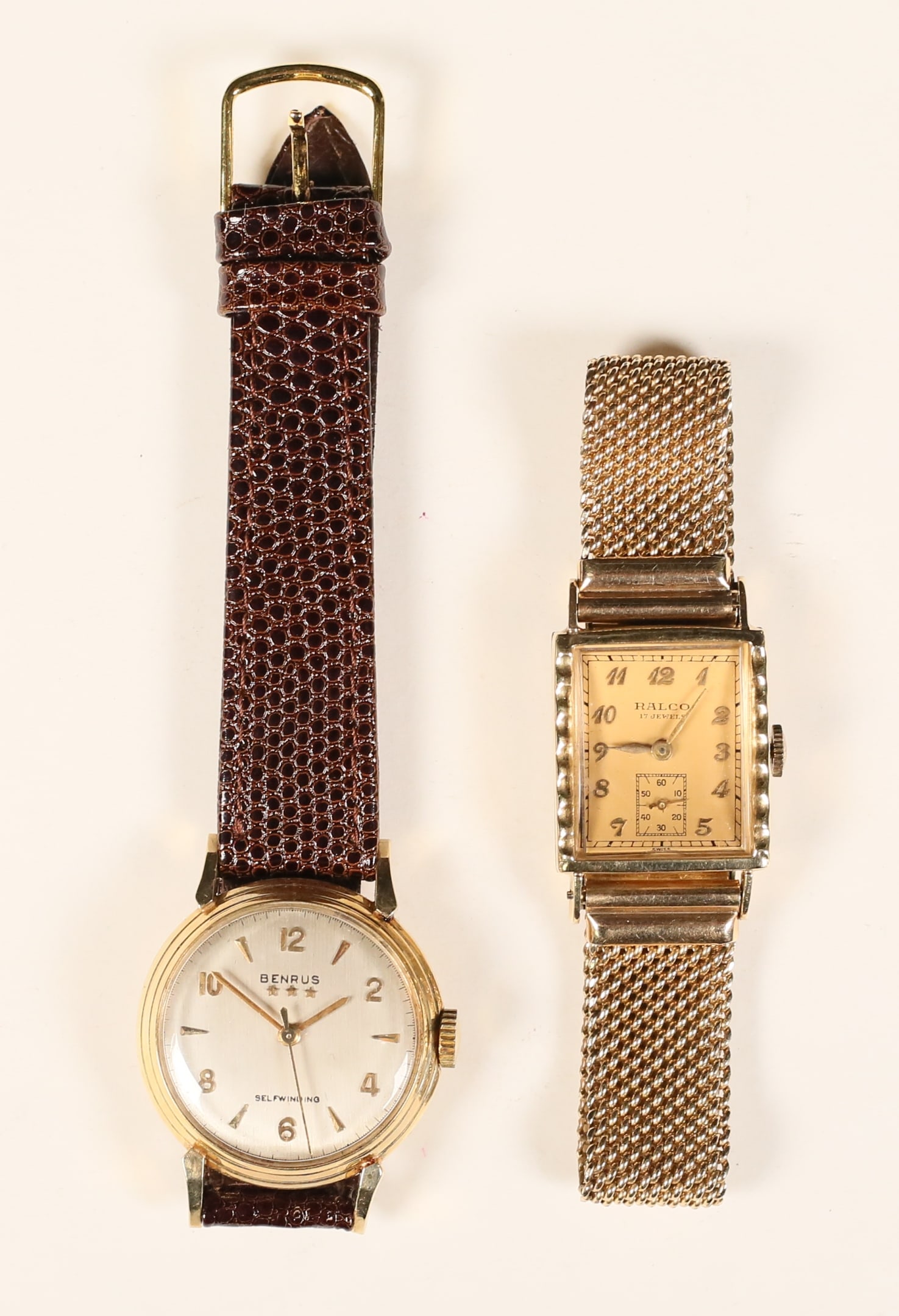 2 14k Gold Watches Ralco & Benrus (1 of 14)