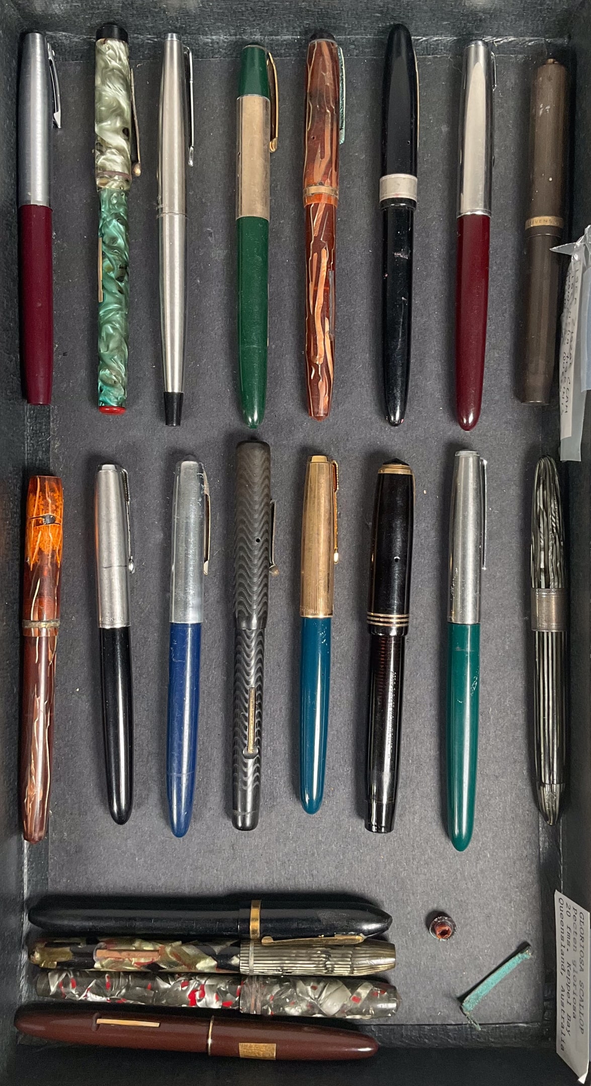 20 Vintage Pens Sheaffer, Parker Vacumatic (1 of 16)