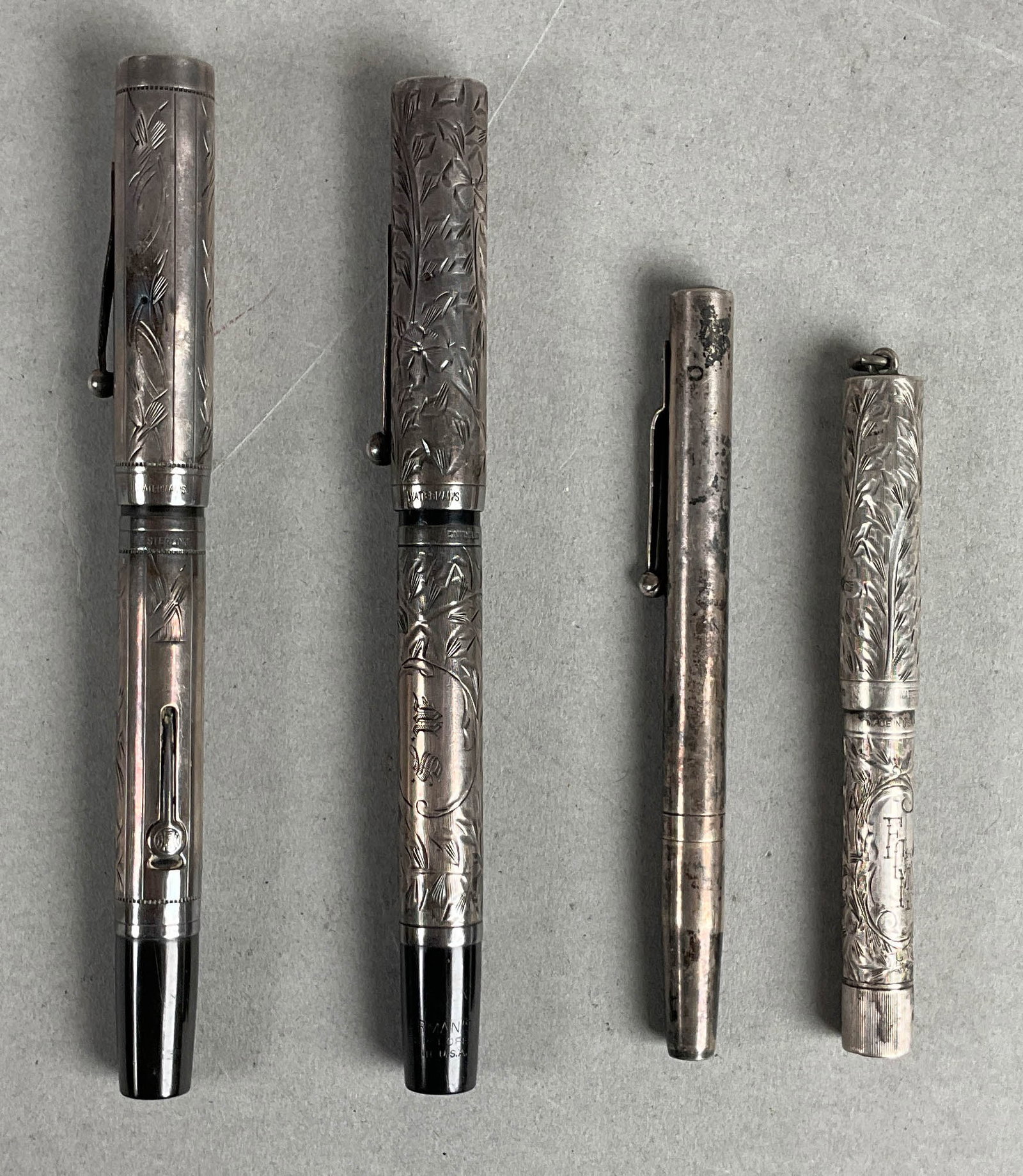 3 Waterman's Sterling Silver Pens, Pencil (1 of 13)