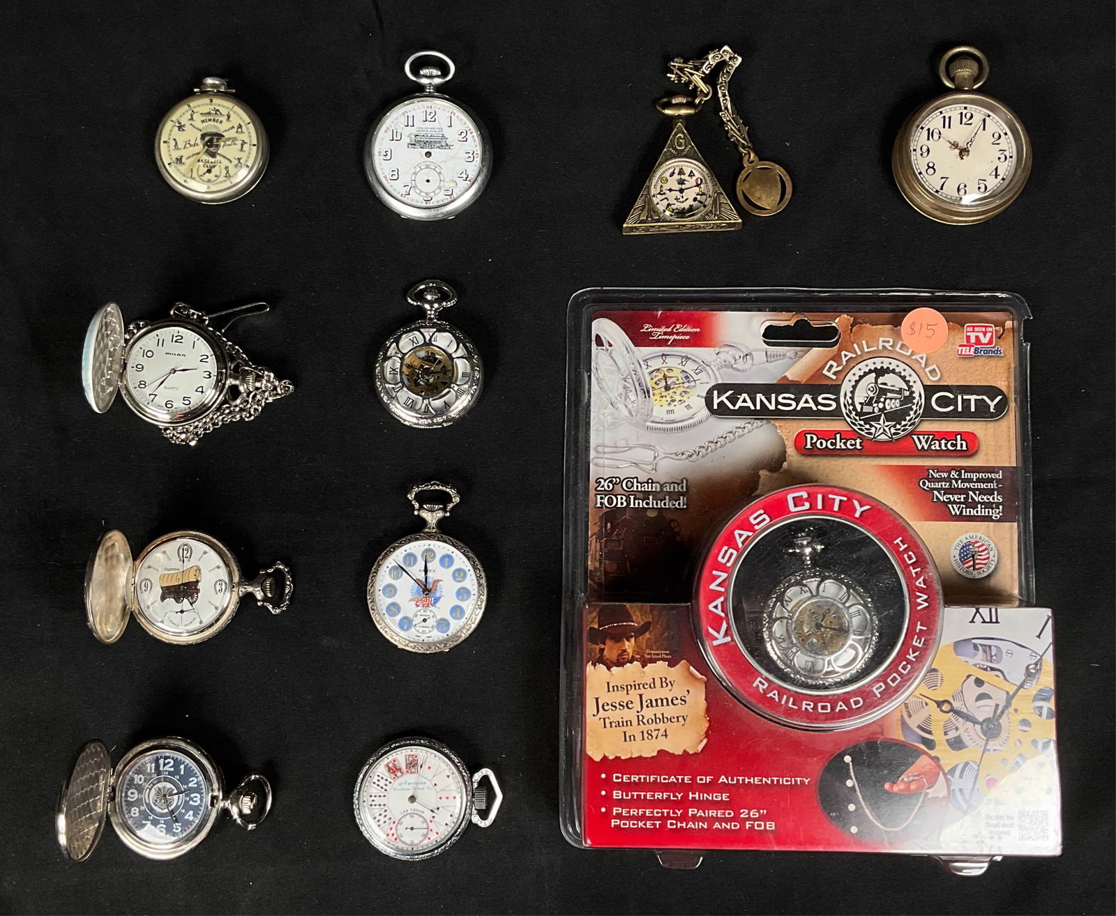 12 Pocket Watches Organizational, Babe Ruth (1 of 9)
