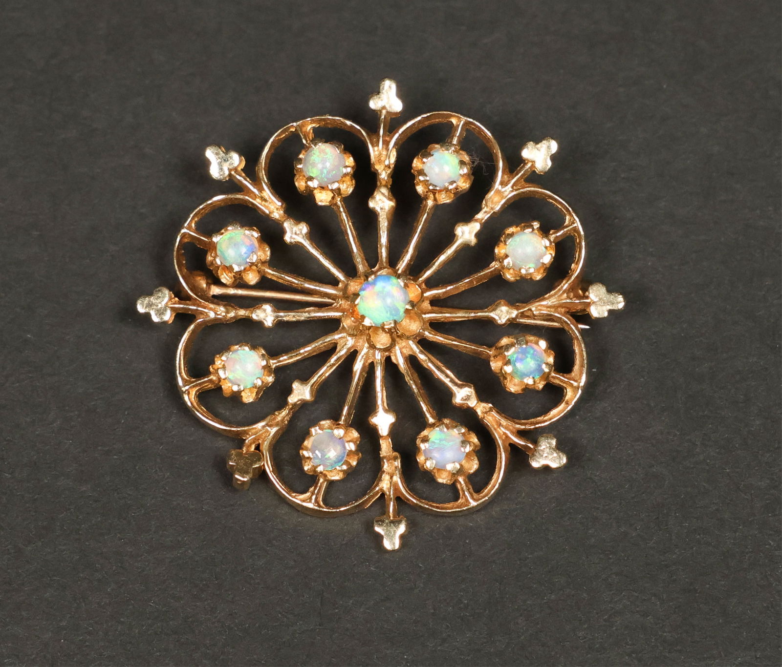 14k Gold & Opal Pin / Pendant (1 of 5)