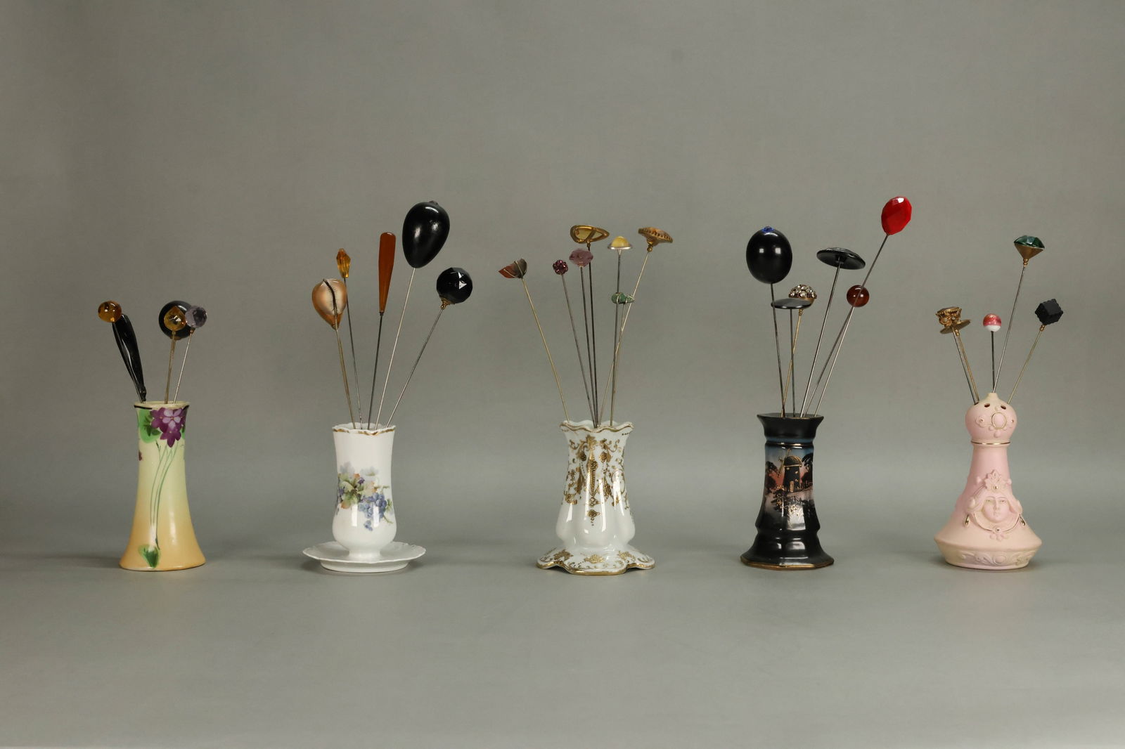 29 Vintage Hatpins With Holders (1 of 11)