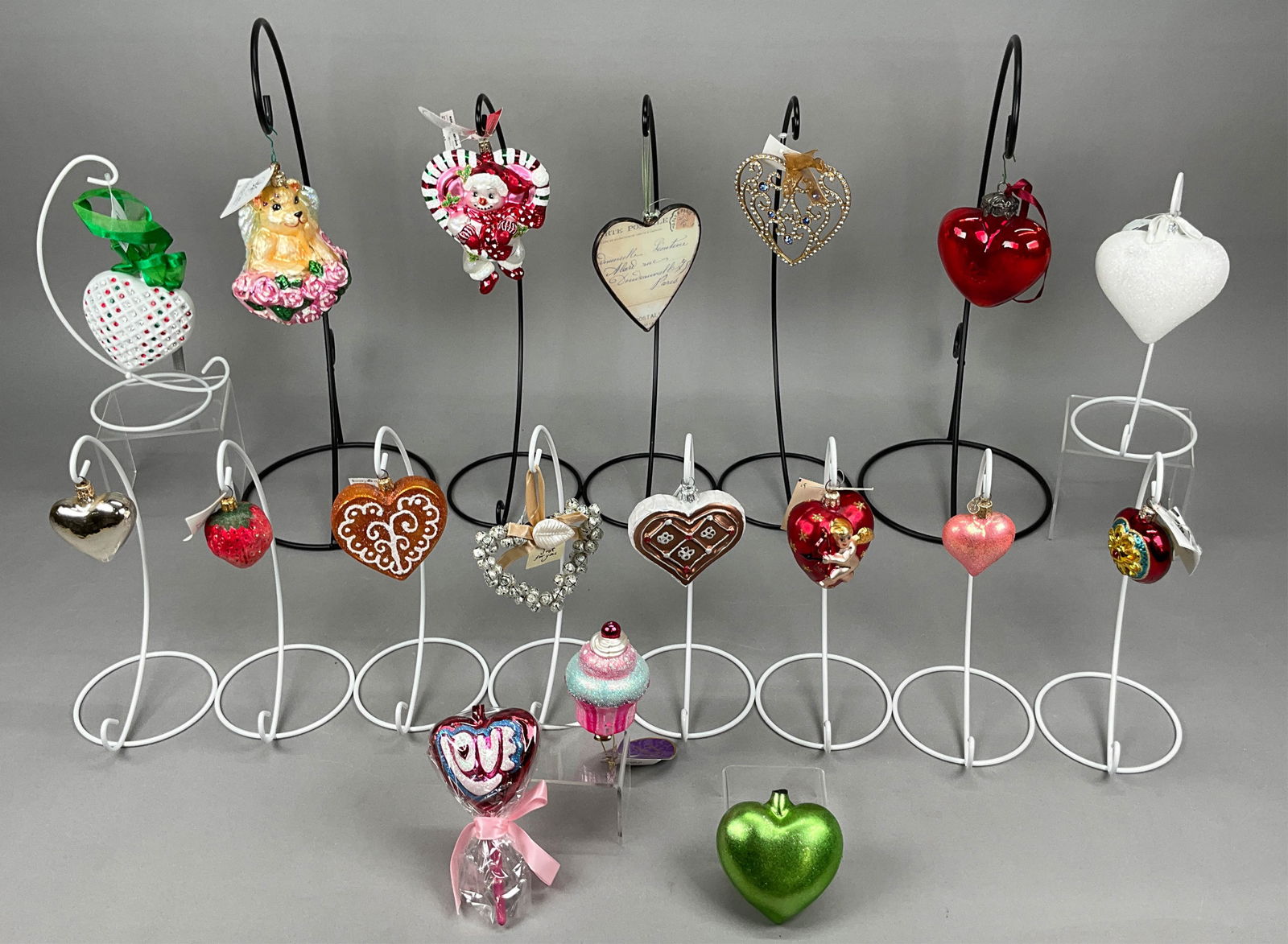 18 Radko Swarovski Valentines Day Ornaments (1 of 16)