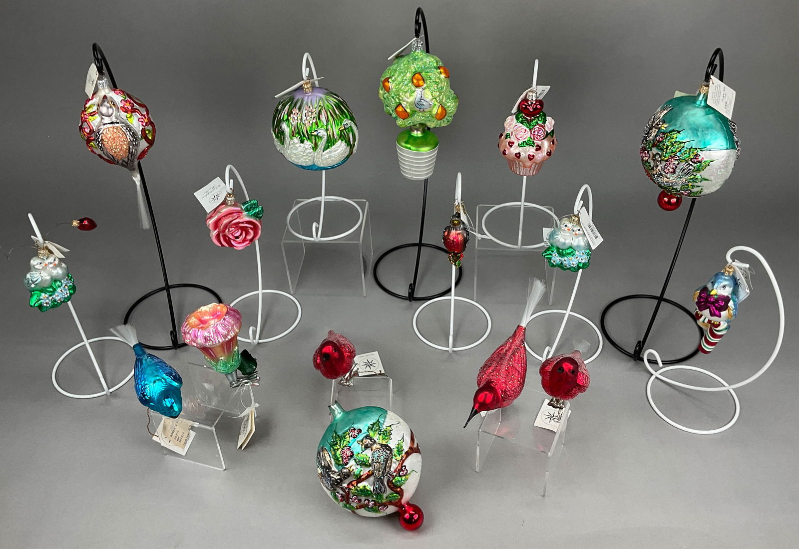 16 Radko Fraga Spring Ornaments Rose Birds (1 of 20)