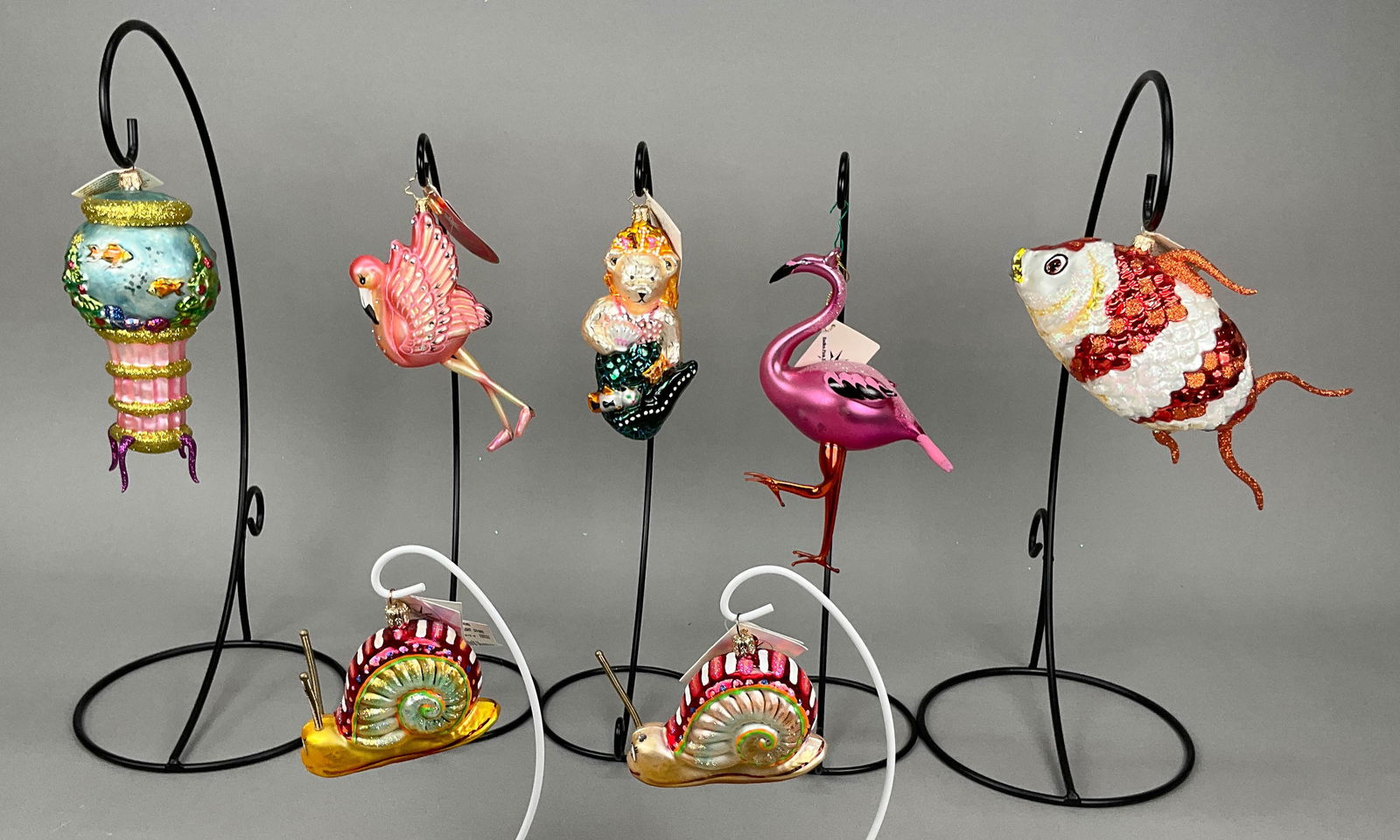 7 Radko Fraga Summertime Ornaments Snail Fish (1 of 13)