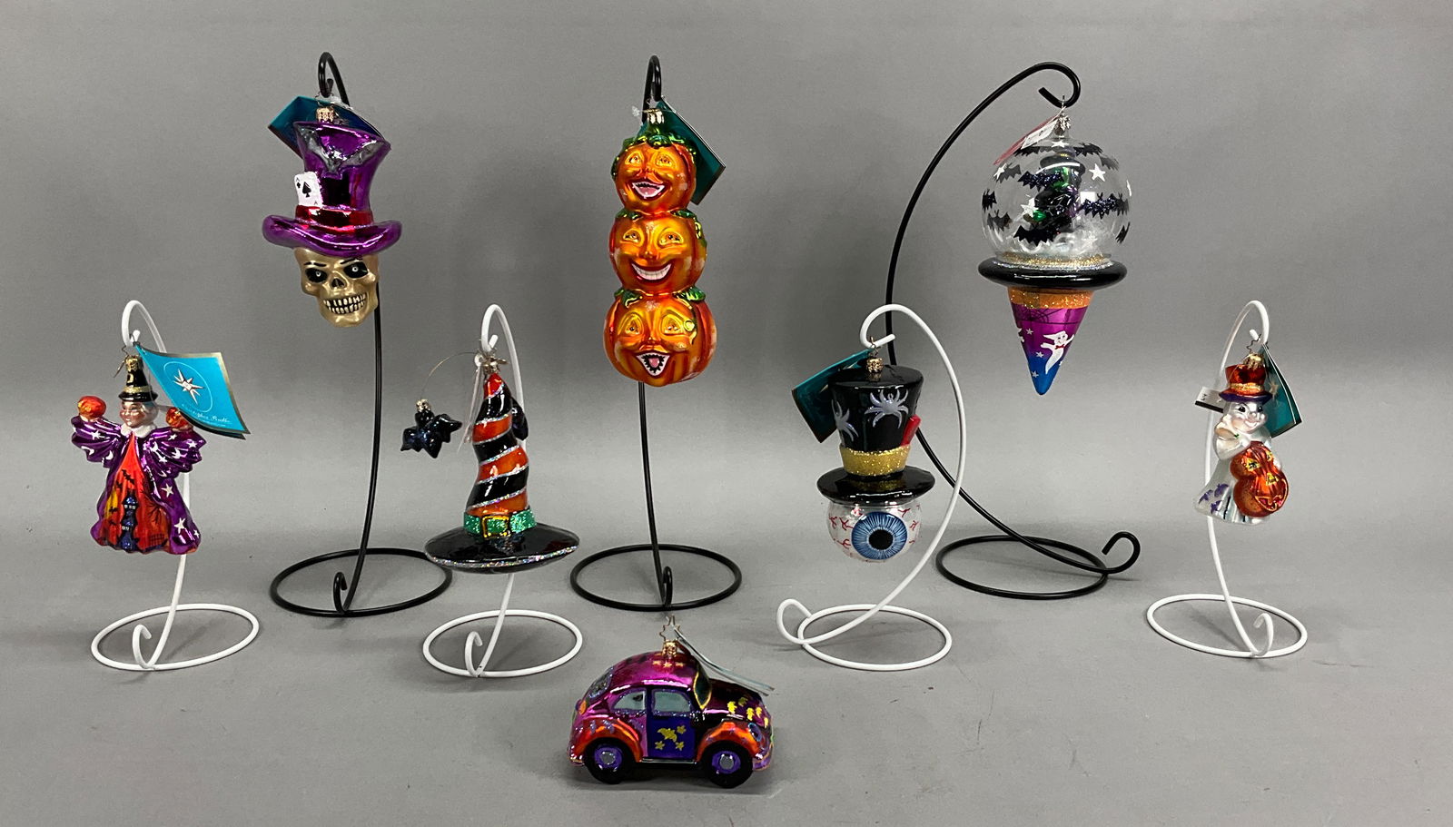 8 Radko Halloween Ornaments Pumpkin Witch (1 of 20)