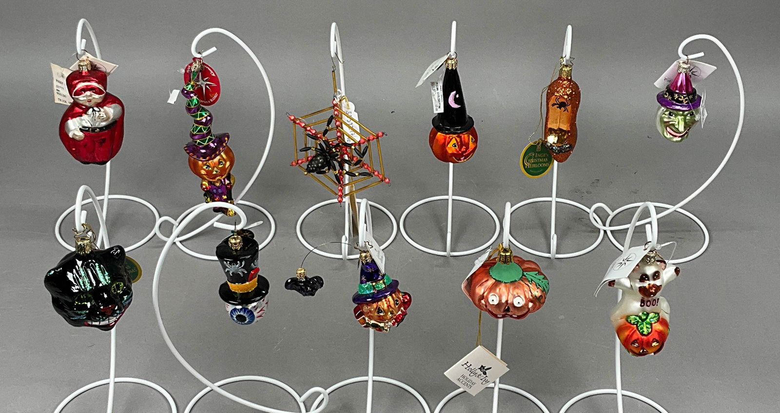11 Halloween Ornaments w/ Tags - Radko, Inge's, (1 of 13)