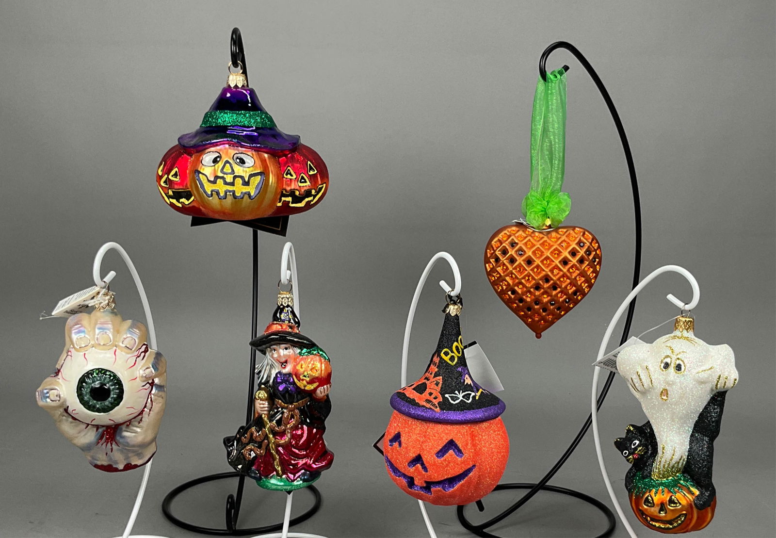 6 Halloween Ornaments - Glitterazi, Adler, Slavic (1 of 16)