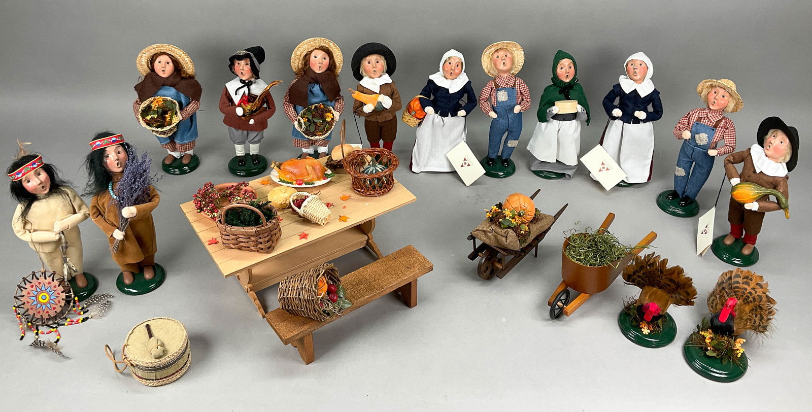 18 Byers Choice Thanksgiving Figures & Accessories (1 of 19)