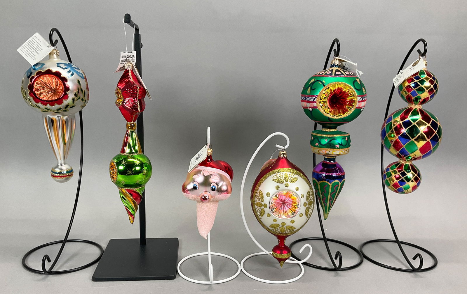 6 Radko Christmas Ornaments with Tags (1 of 11)