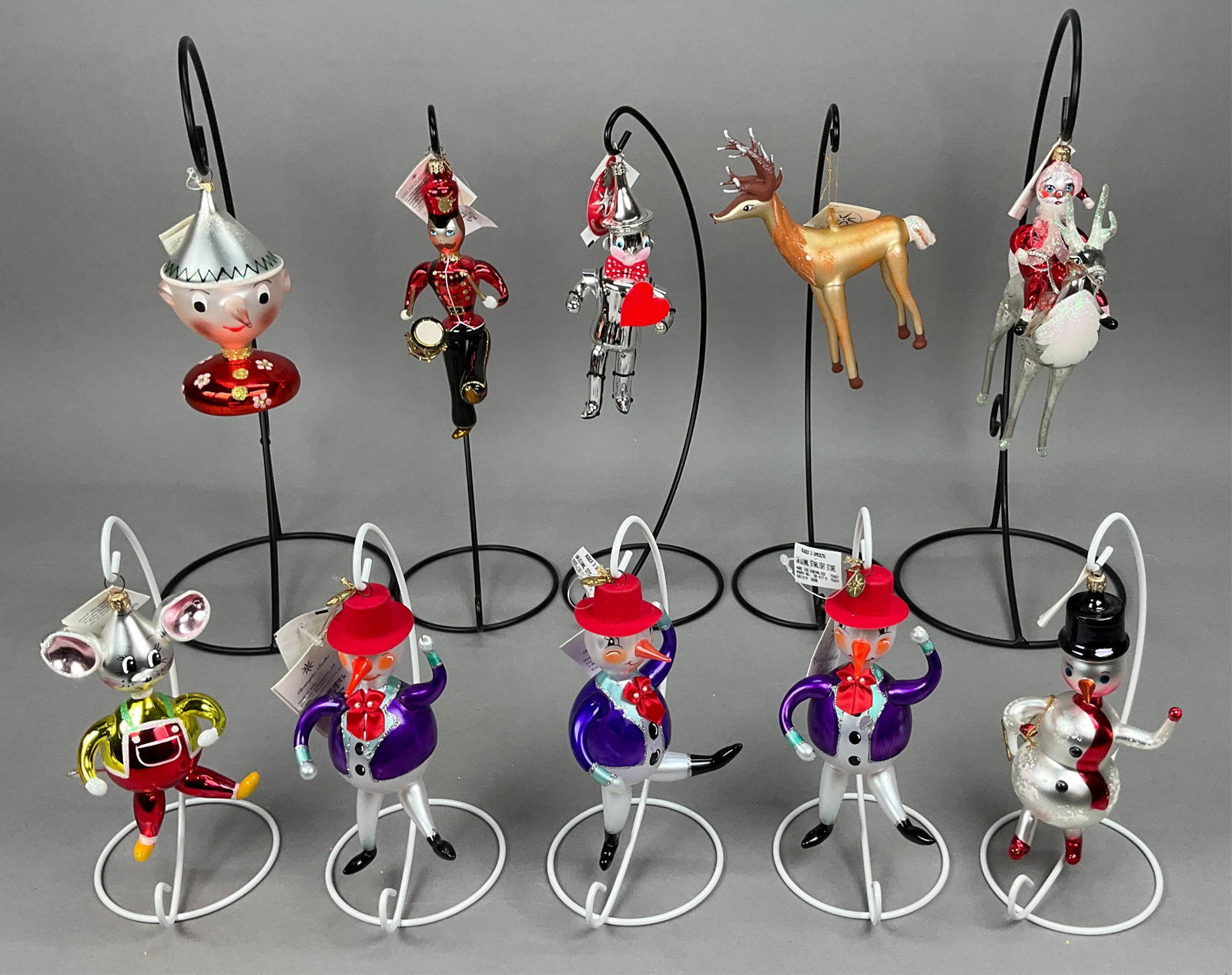 10 Radko Christmas Ornaments with Tags (1 of 6)