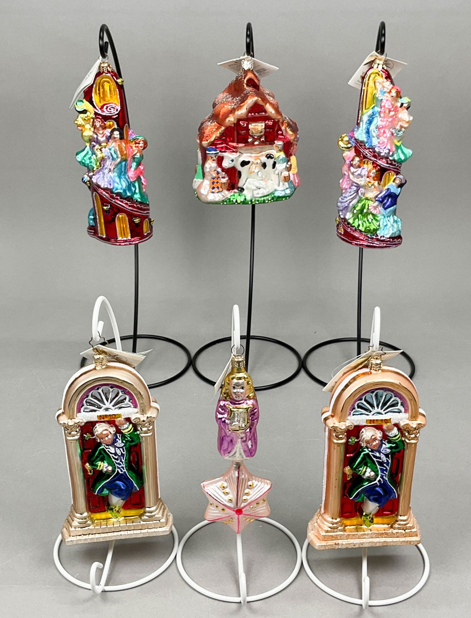 6 Radko Christmas Ornaments with Tags (1 of 9)