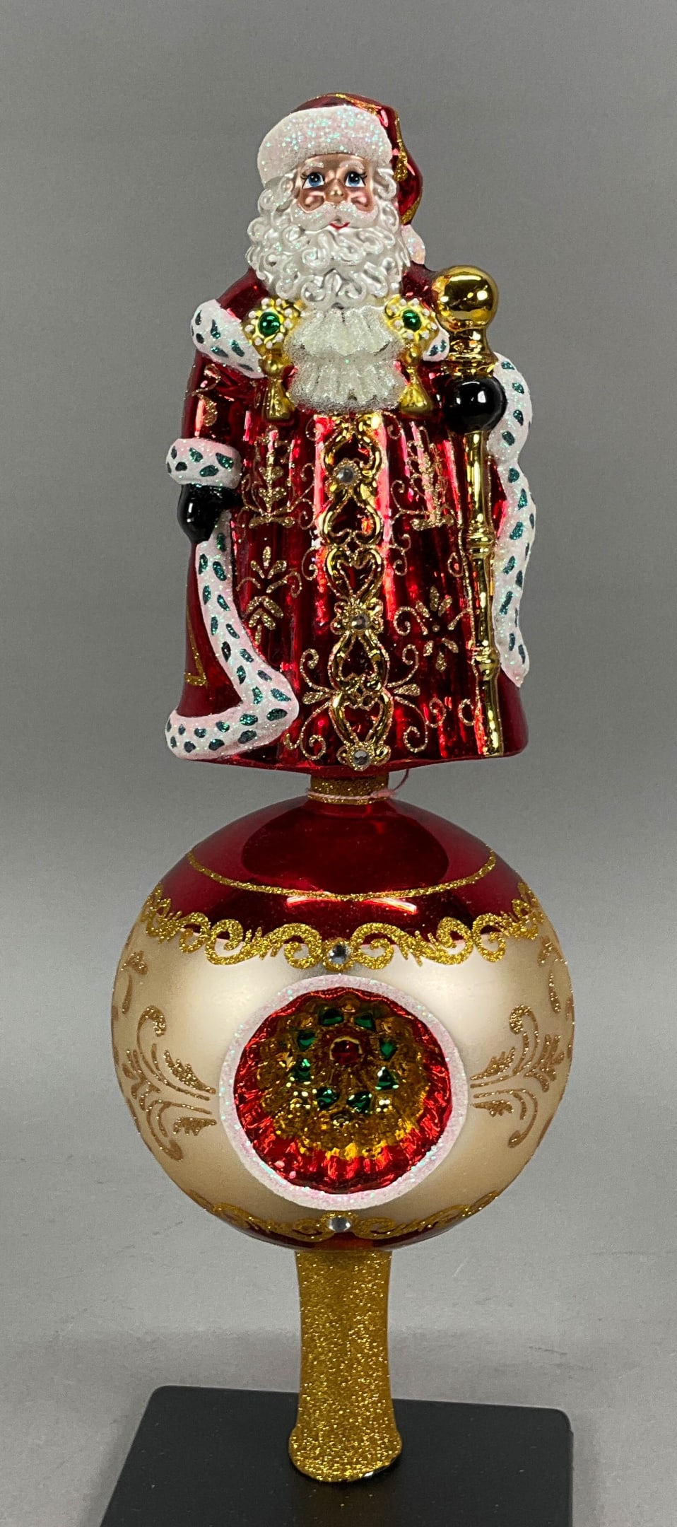 Radko Festive Fellow Tree Topper w/ Tags & Box (1 of 6)