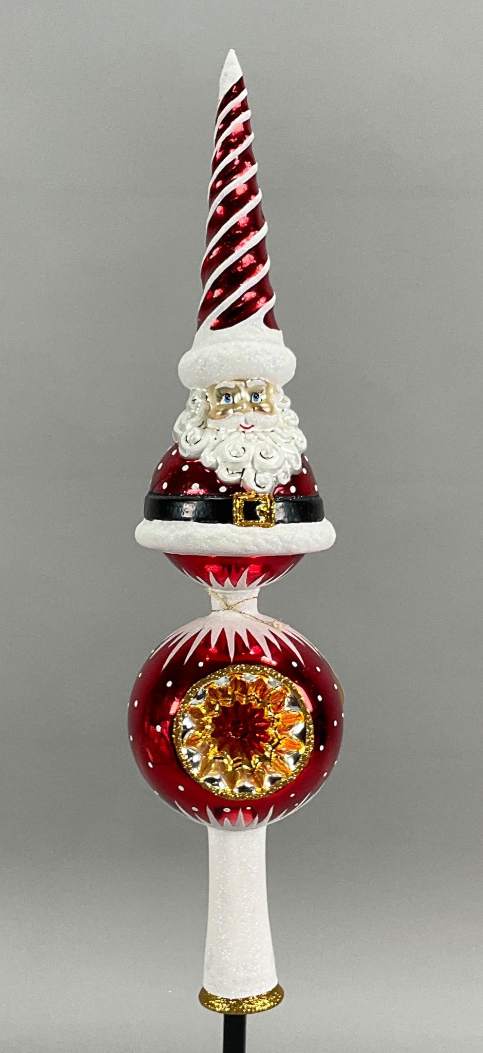 Radko Supreme Santa Finial Tree Topper w/ Box/Tags (1 of 7)