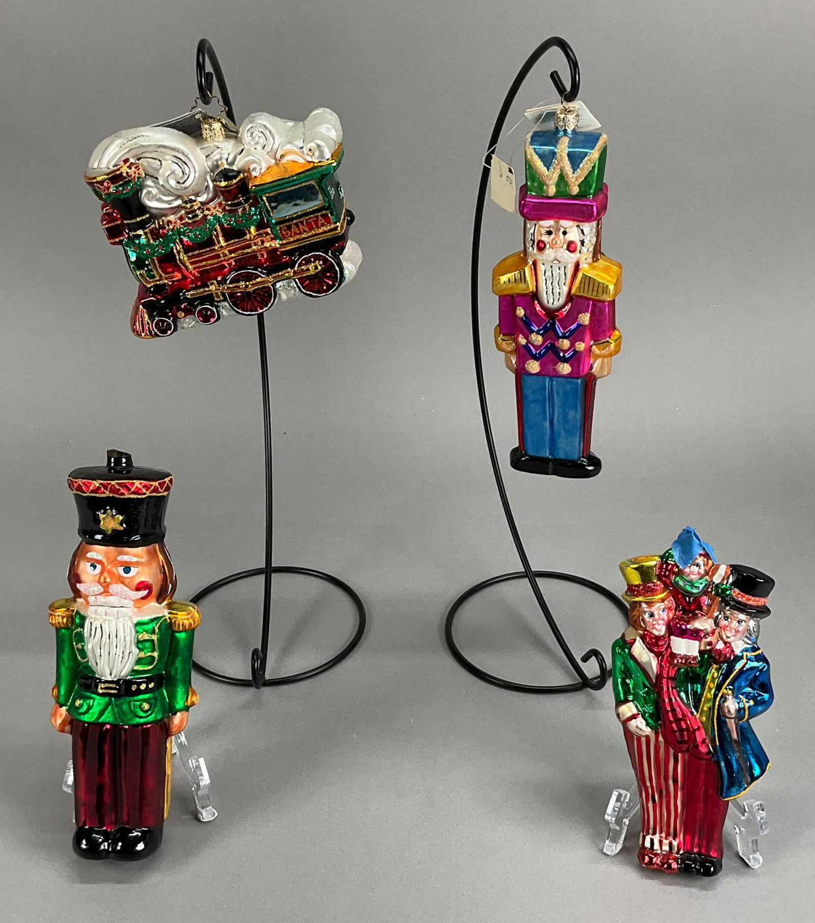 4 Radko Christmas Nutcracker Train Ornaments (1 of 6)