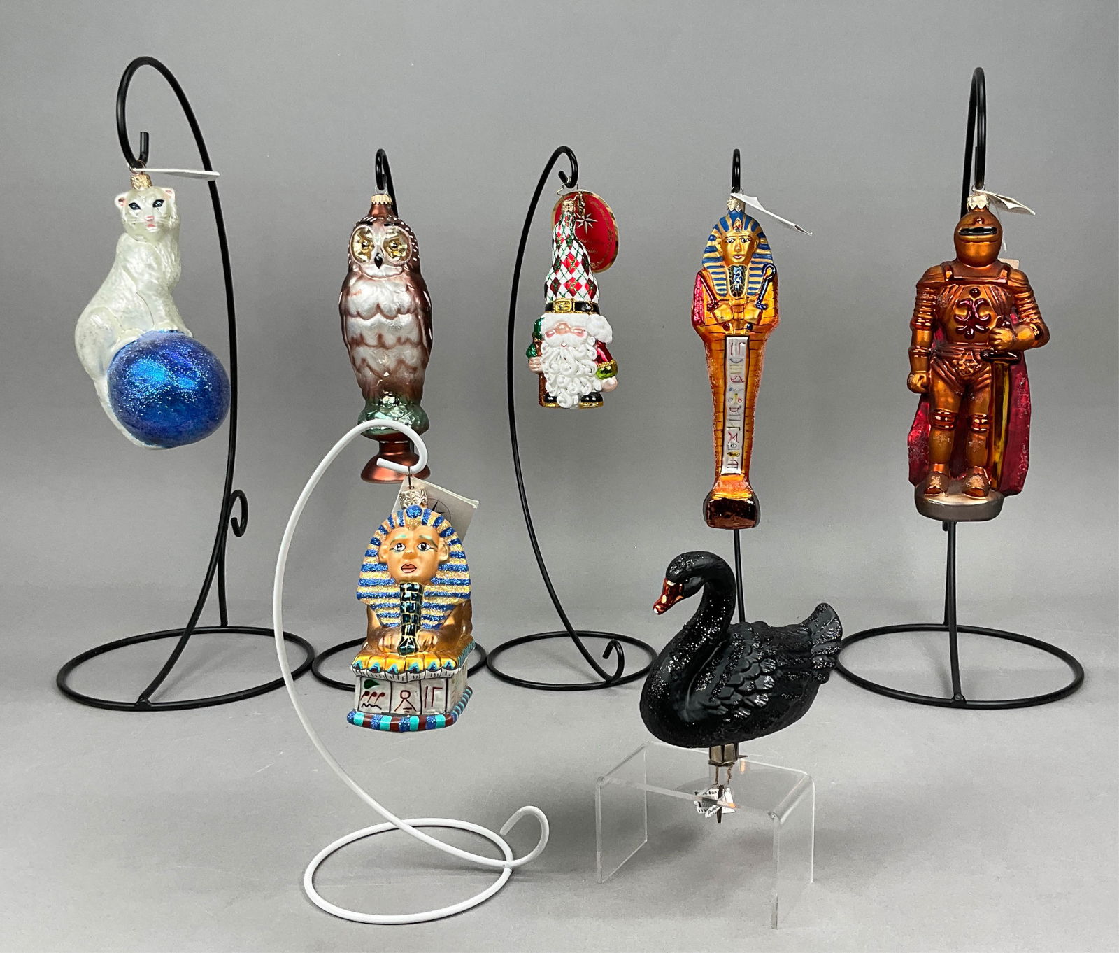 7 Radko EC Christmas Ornaments Owl Egypt (1 of 8)