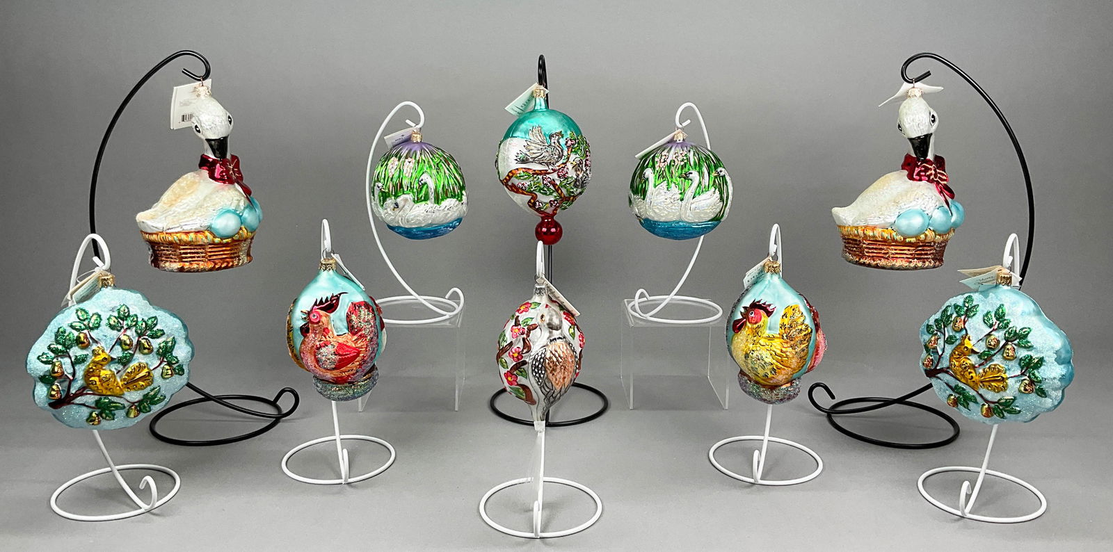 10 Radko Fraga Christmas Ornaments Swans (1 of 12)