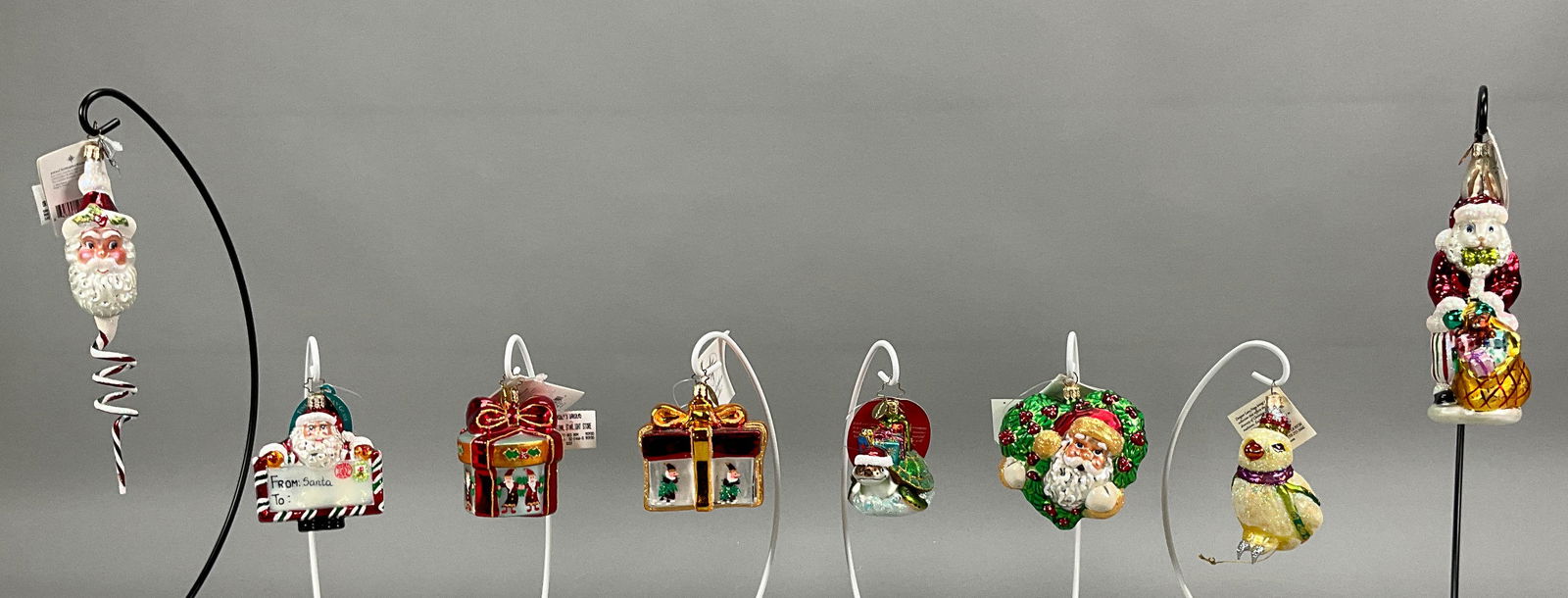 8 Radko & Fraga Christmas Ornaments with Tags (1 of 13)