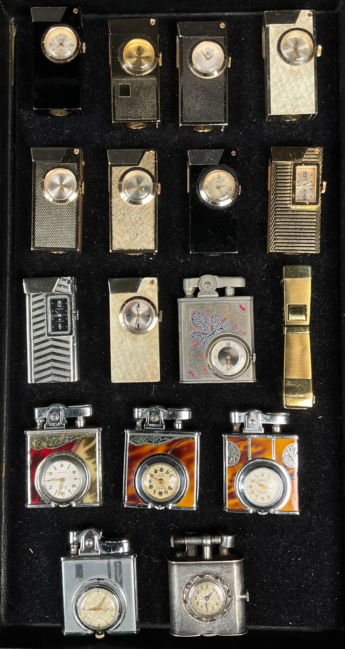 17 Vintage Clock / Watch Lighters (1 of 11)