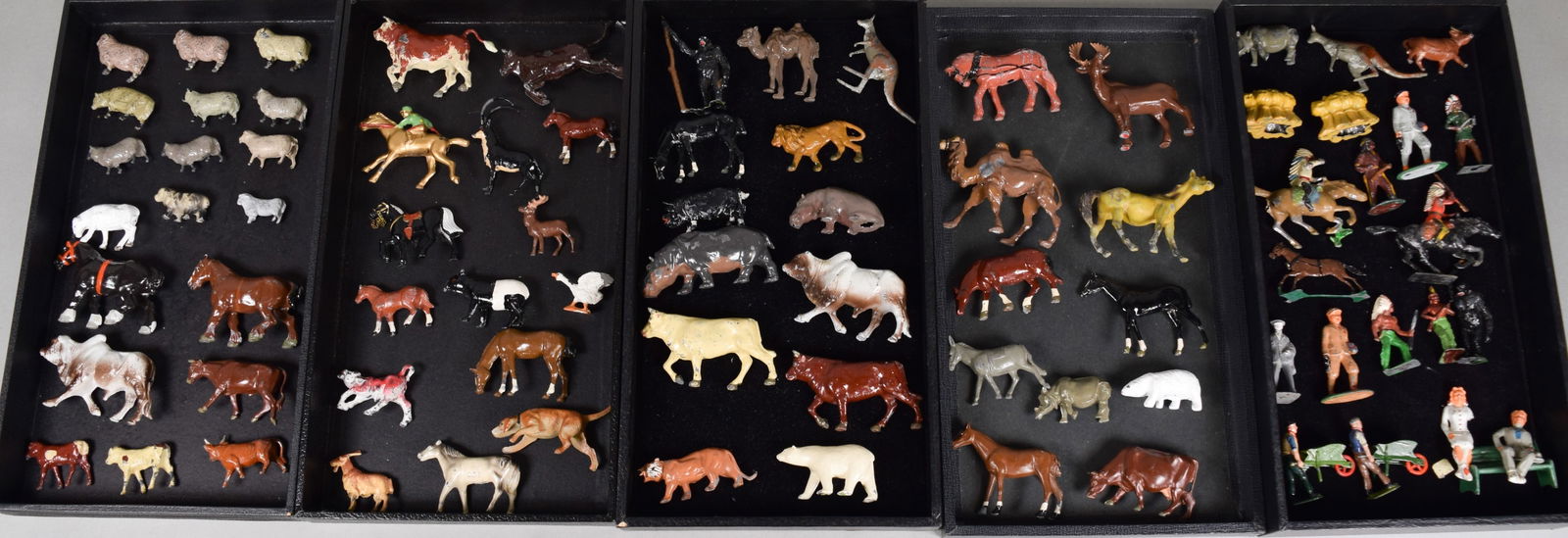 78 Lead Figures Animals, People Auction