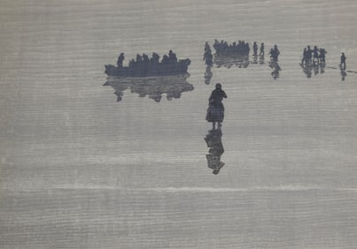 Paul Shaub Woodblock Return