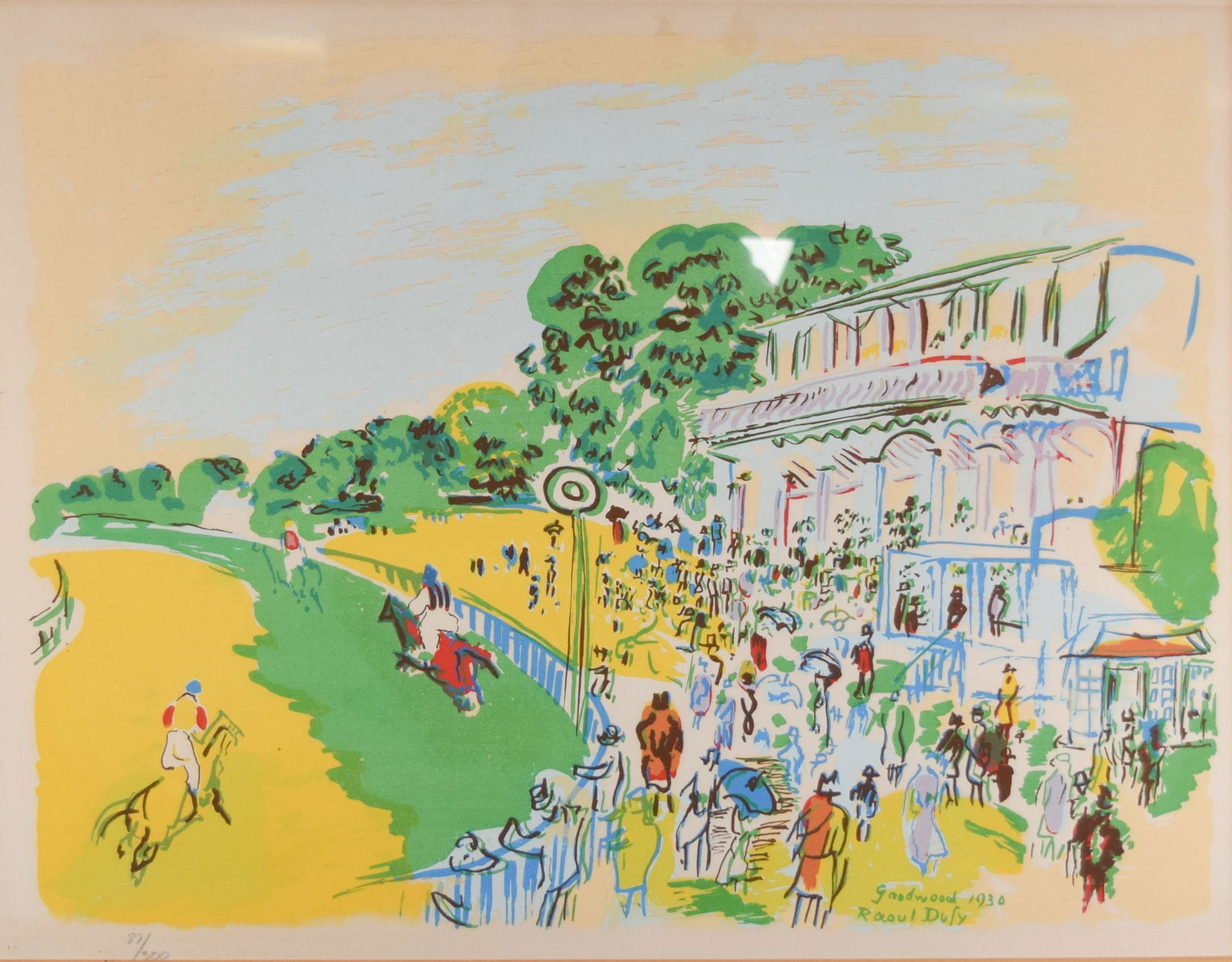 デュフィ　Dufy 「Hommage à Claude Debussy」 Homage to Claude Debussy, 1952 - Raoul Dufy - WikiArt.org