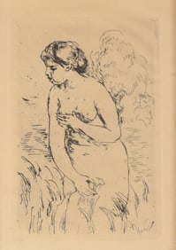Pierre-Auguste Renoir Etching Le Baigneuse