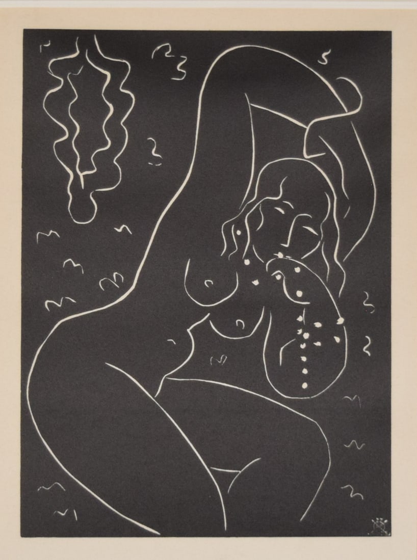 After Henri Matisse Linocut Nu au Bracelet (1 of 9)