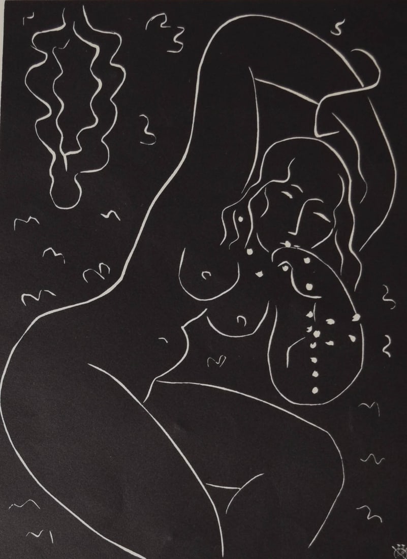 After Henri Matisse Linocut Nu au Bracelet (1 of 8)